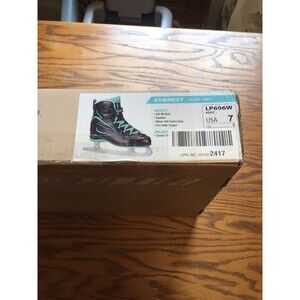Lake Placid Everest Women's Ice Skate Black/Mint 7